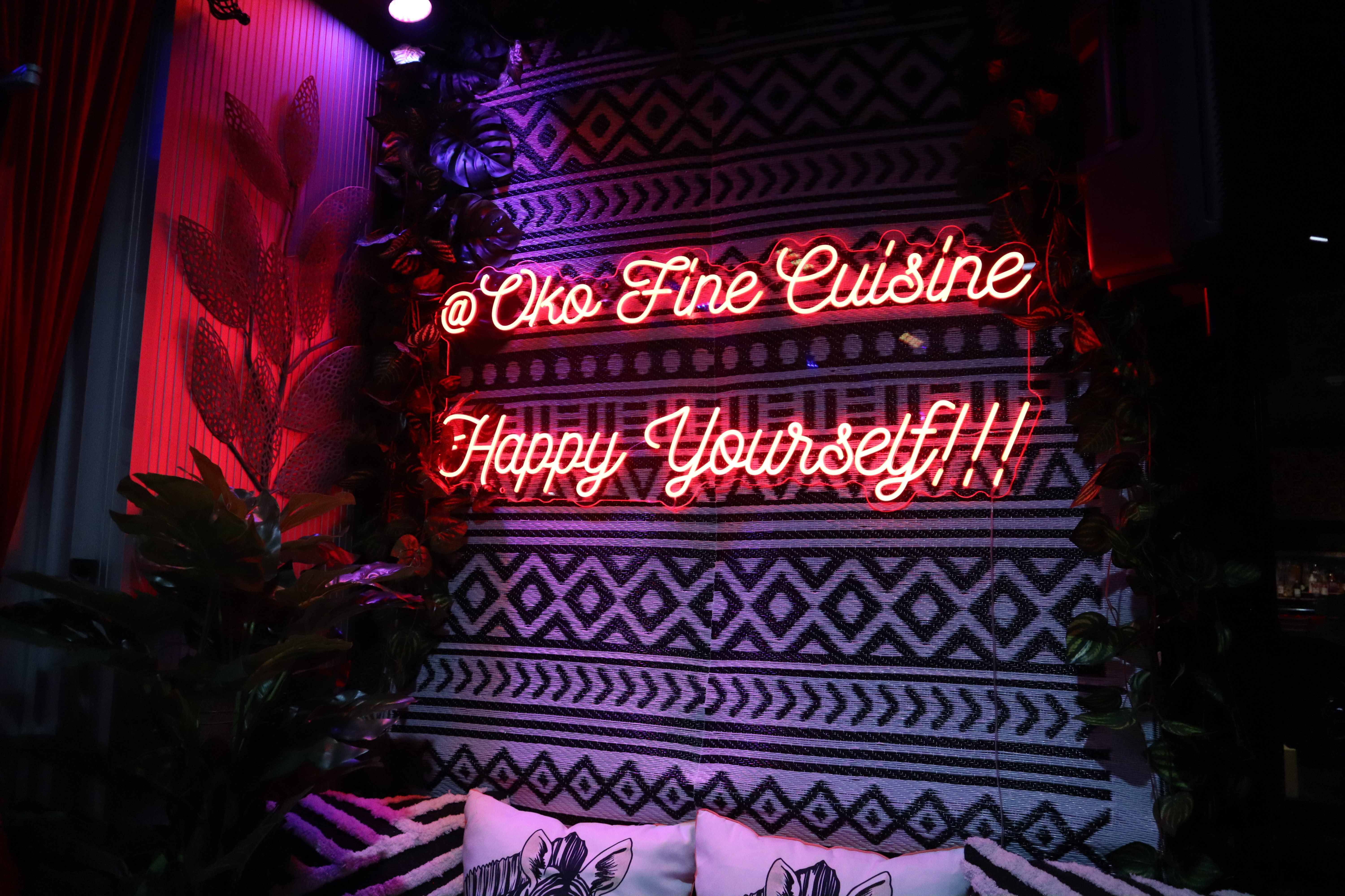 OKO Fine Cuisine LED Sign